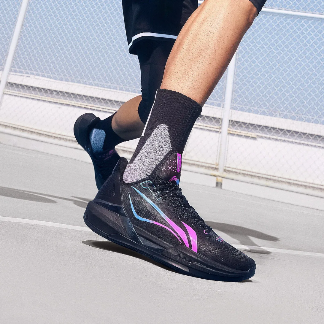 【2026新品】李宁轻速3男子轻量高回弹支撑稳定篮球场地鞋ABPV005