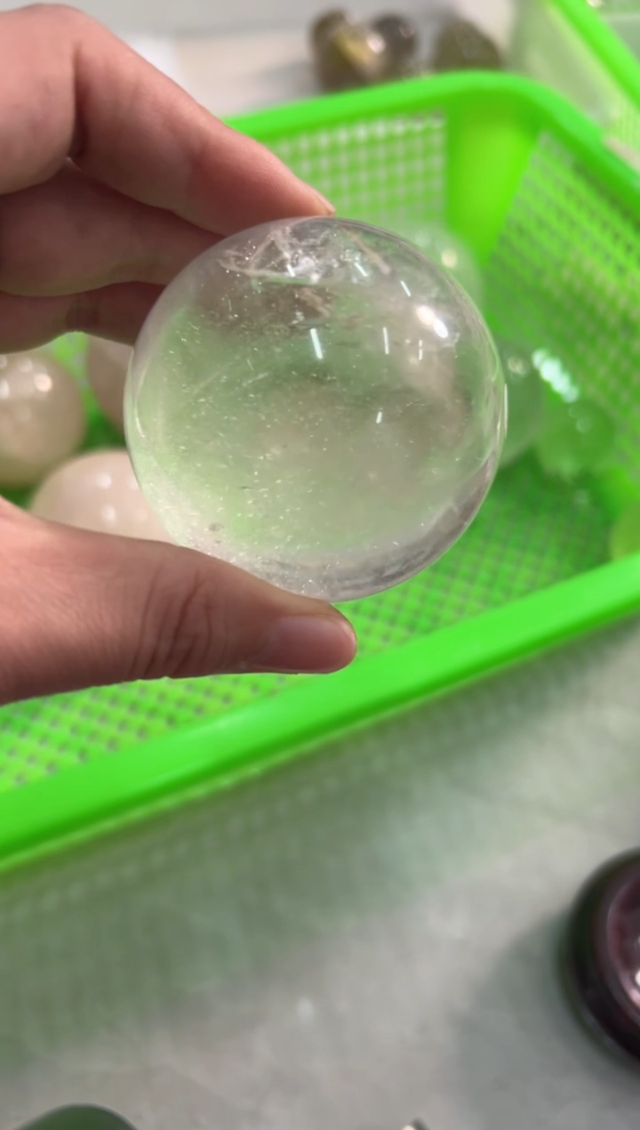 未镶嵌珠宝半成品水晶M383 约5.8cm