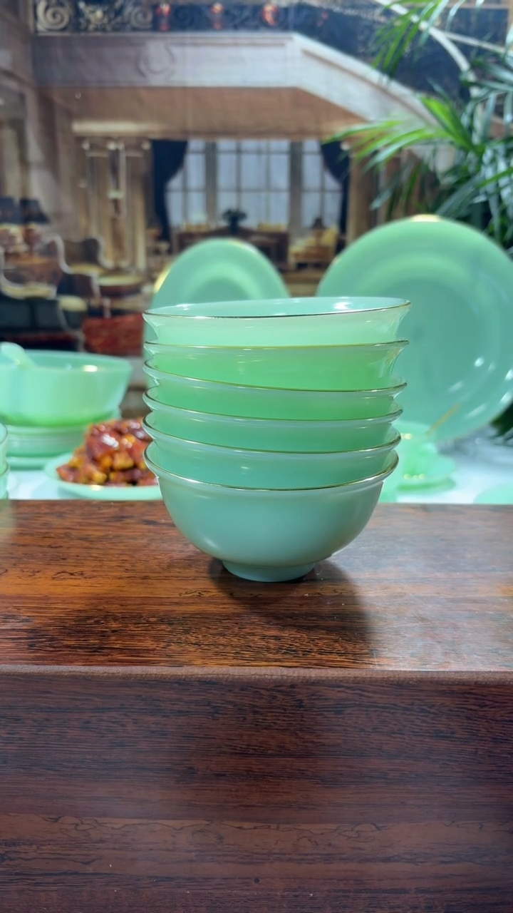 【闪购商品】0.... 4.5英寸玉瓷碗6个口径11.5厘米