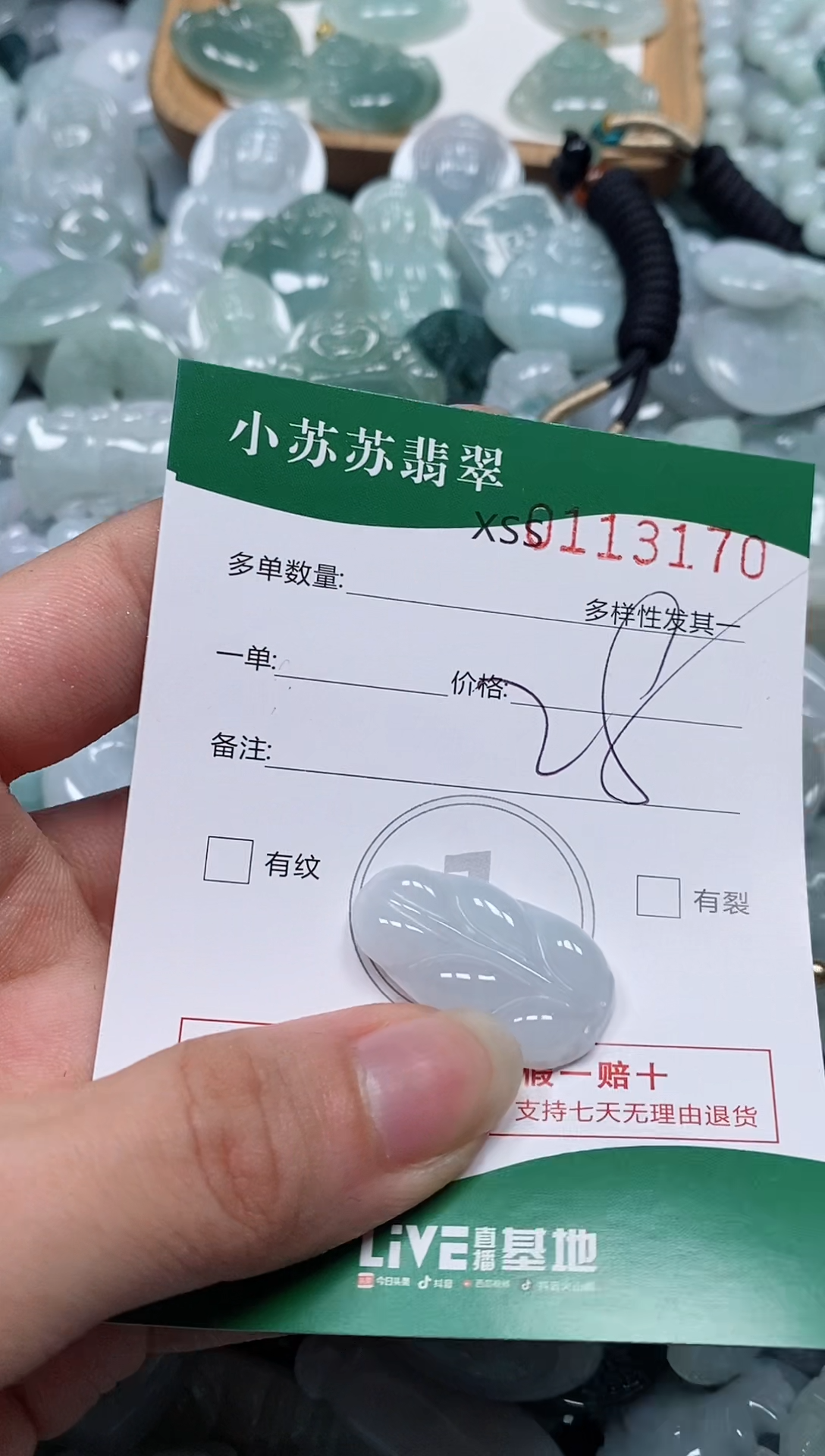 【闪购商品】翡翠未镶嵌颈饰闪购商品0113170