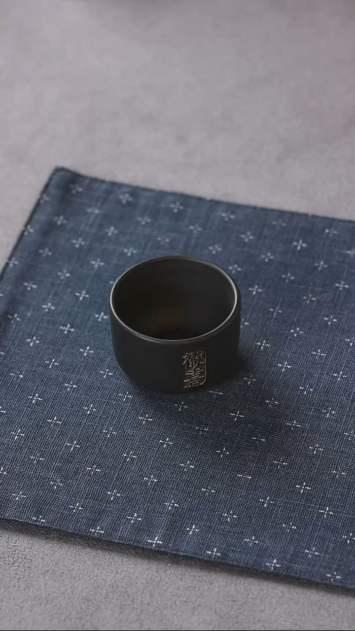 紫砂杯子焐灰欢喜 小杯