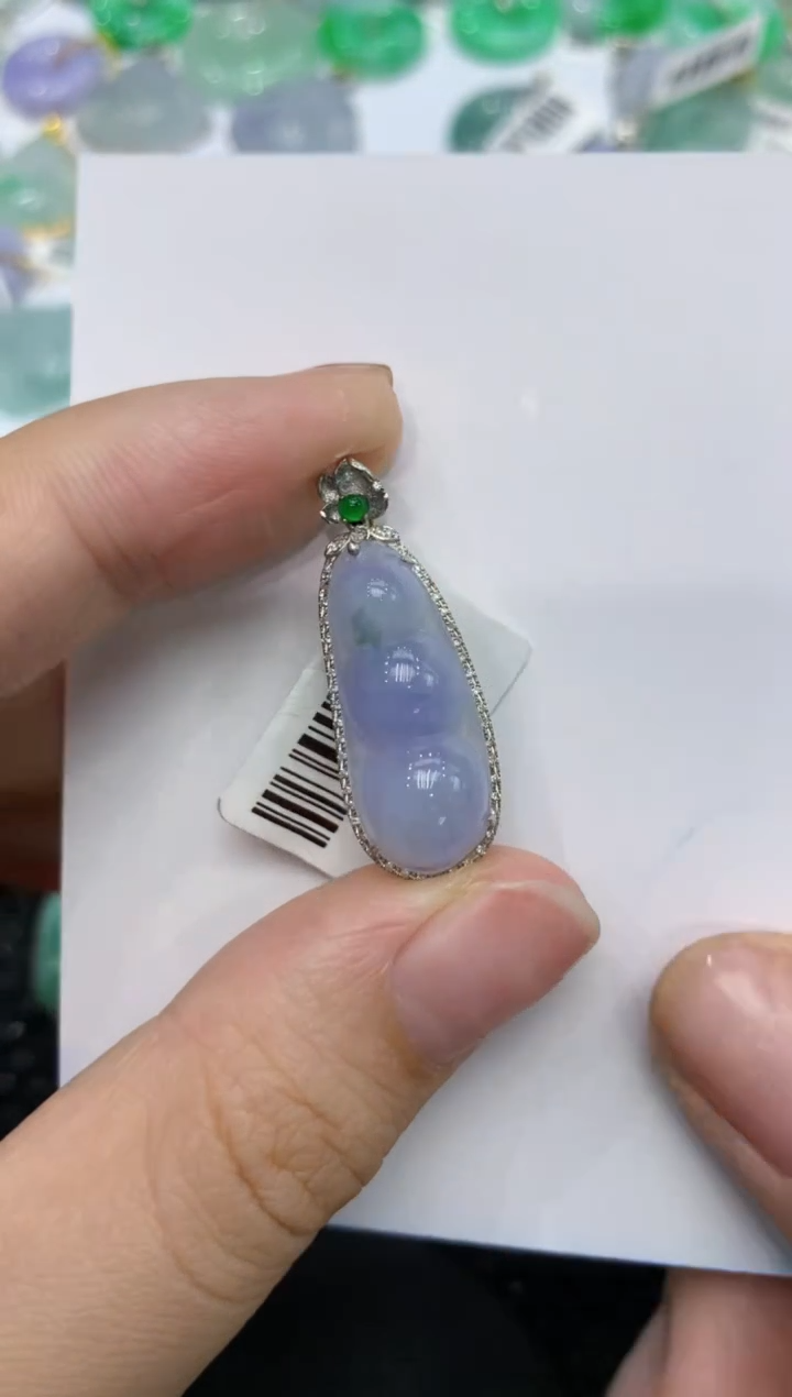 【闪购商品】翡翠颈饰18K金镶嵌1111111111