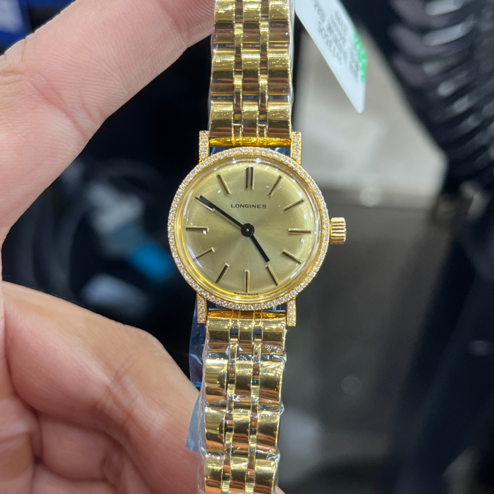 95新 Longines/浪琴 手动机械表后钻24mm/公价32999/w13505