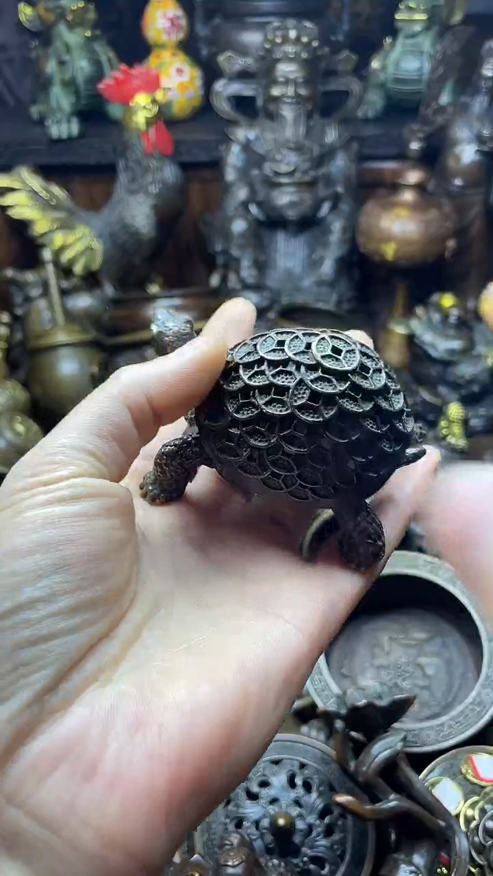 闪购链接，点击下单，有运费险，铜摆件