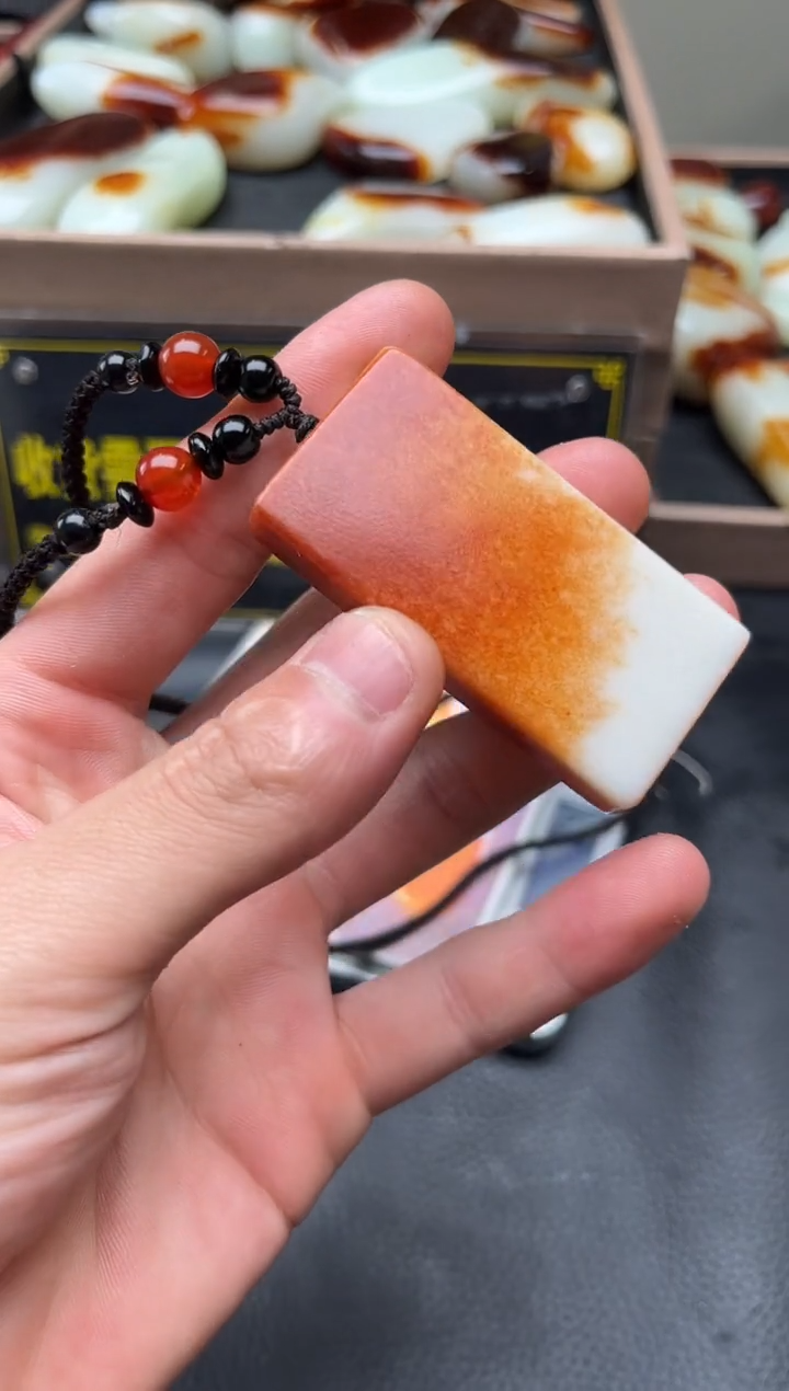 未镶嵌和田玉（子料）挂件YL-HH-12.13-15