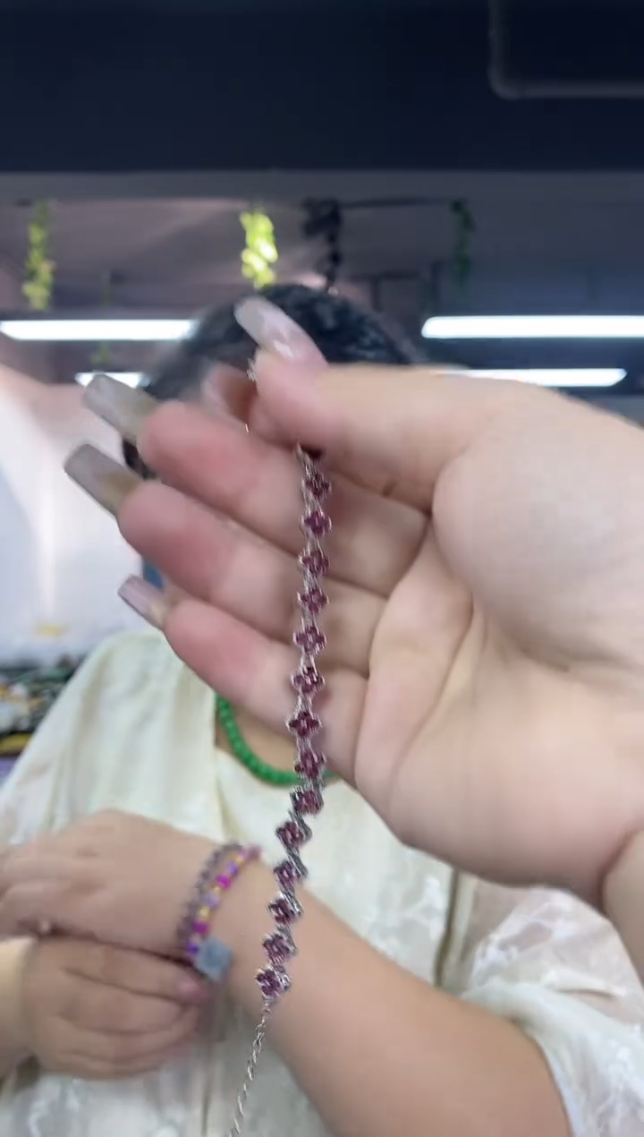 手链未镶嵌石榴石多样性发其一颜色微差