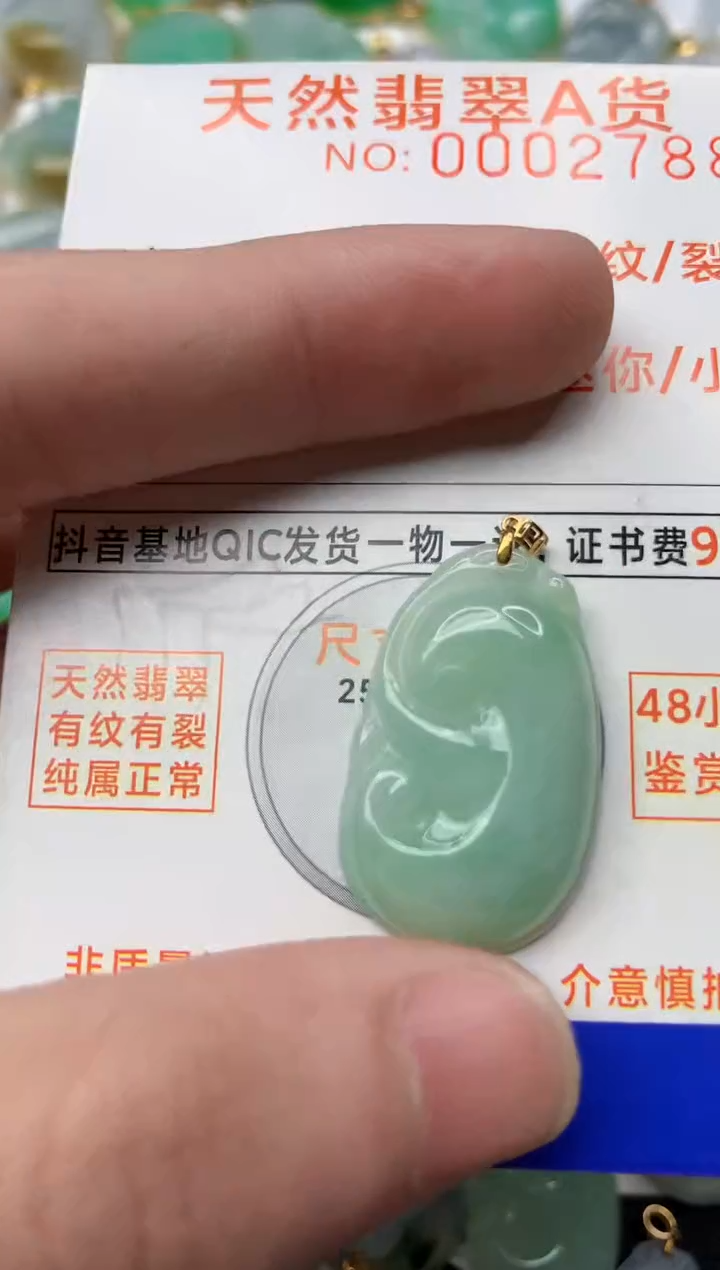 【闪购商品】翡翠颈饰18K金镶嵌8..........