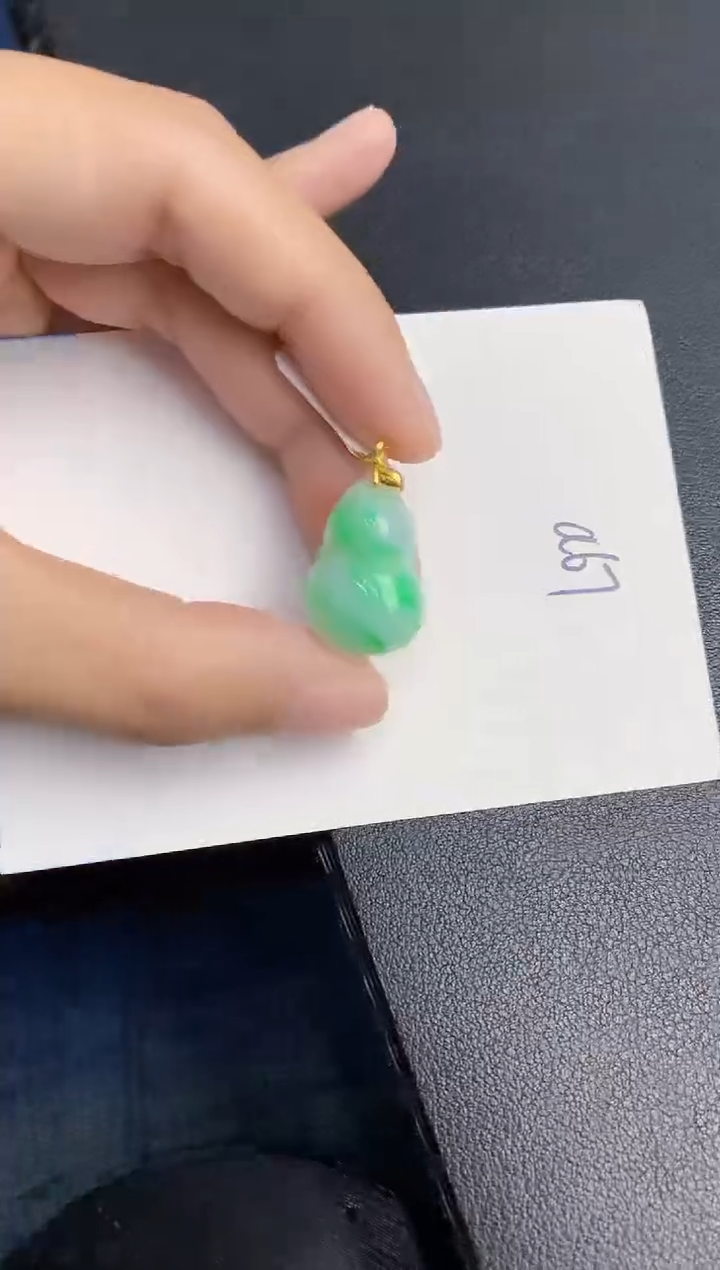 【闪购商品】翡翠颈饰18K金镶嵌000000000