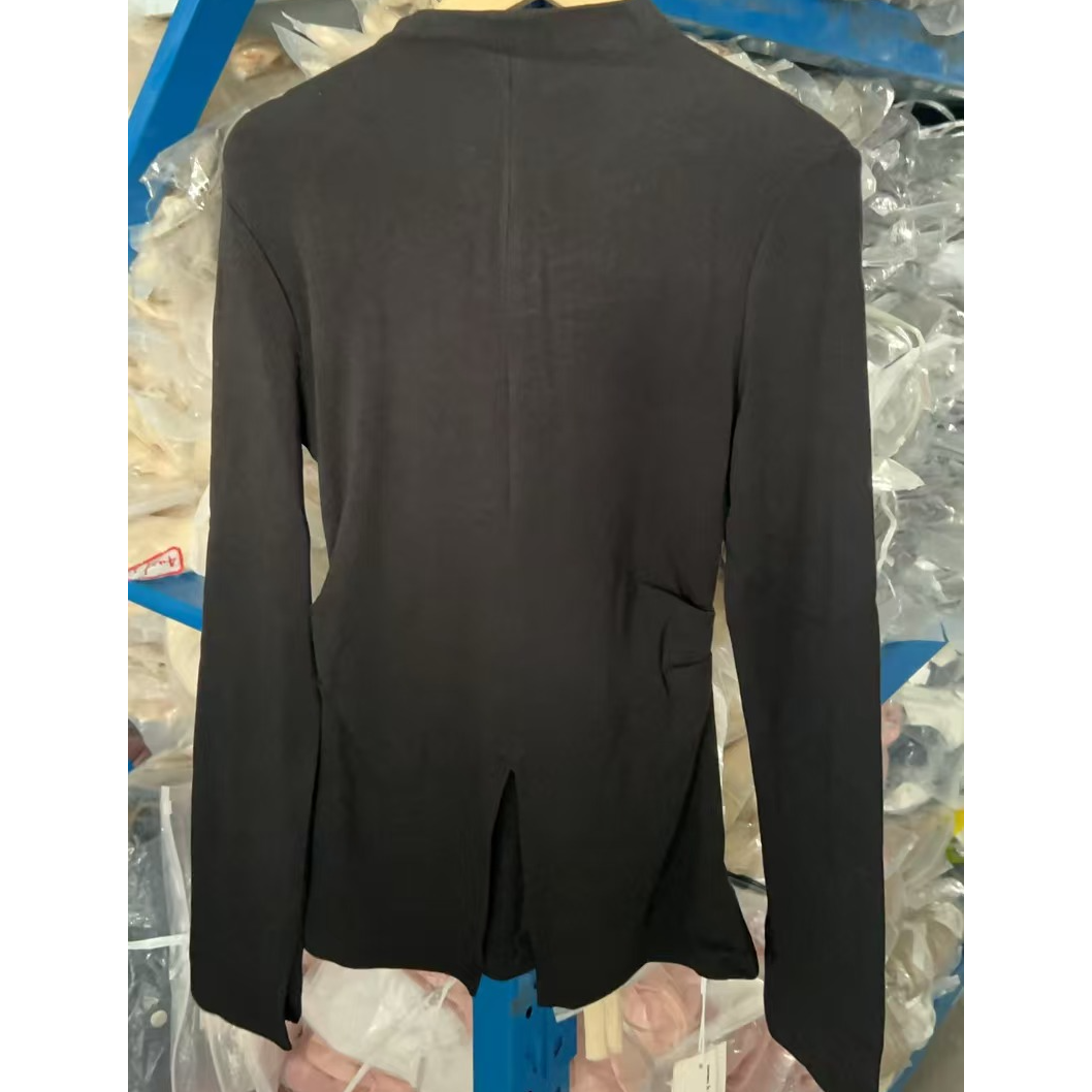 黑色上衣打底可单穿长袖修身