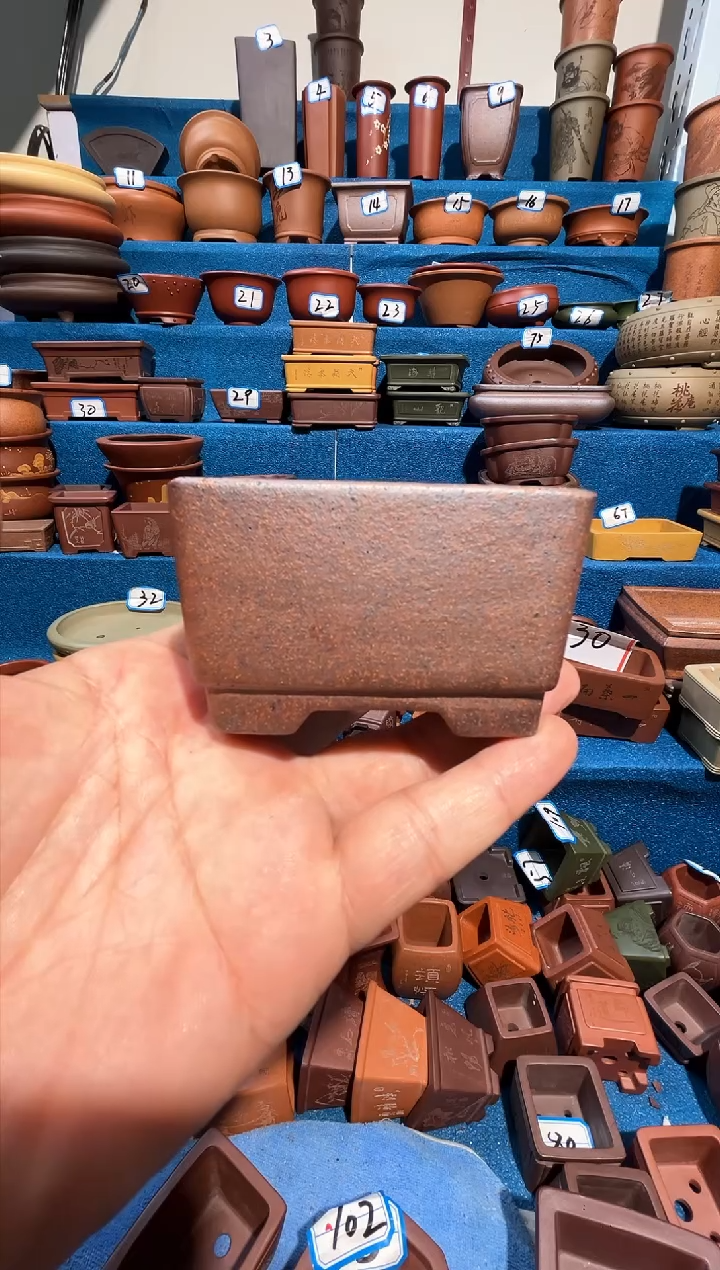 【闪购商品】紫砂紫砂花盆7.5*4