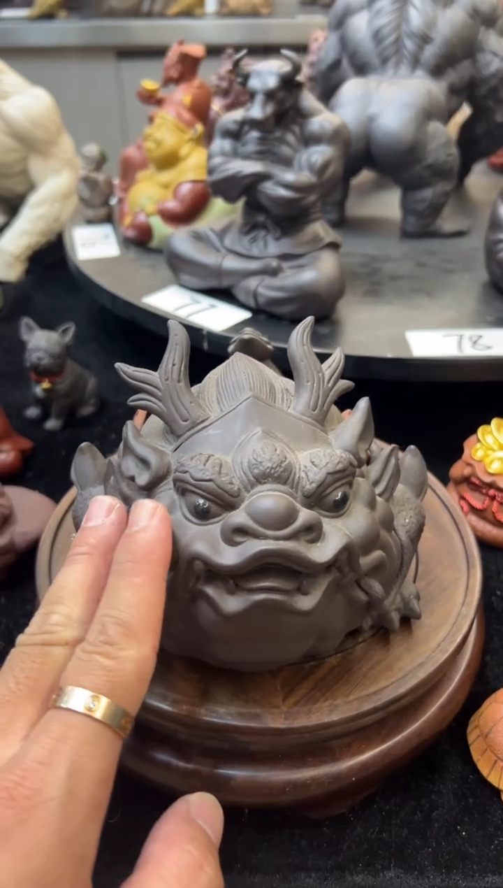 紫砂1111111111111111紫砂龙蟾 微瑕