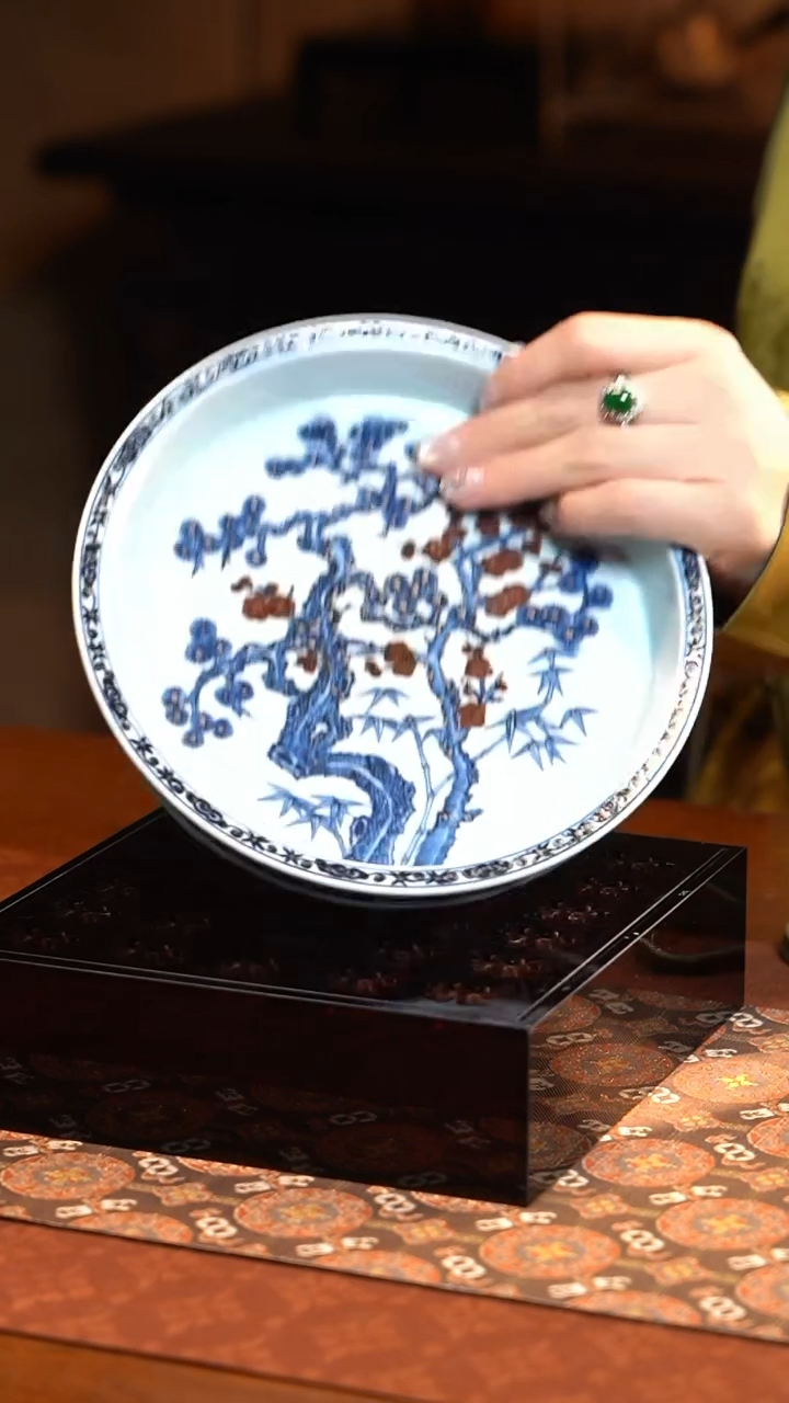 【闪购商品】L元邑松竹梅壶承L元邑松竹梅壶承