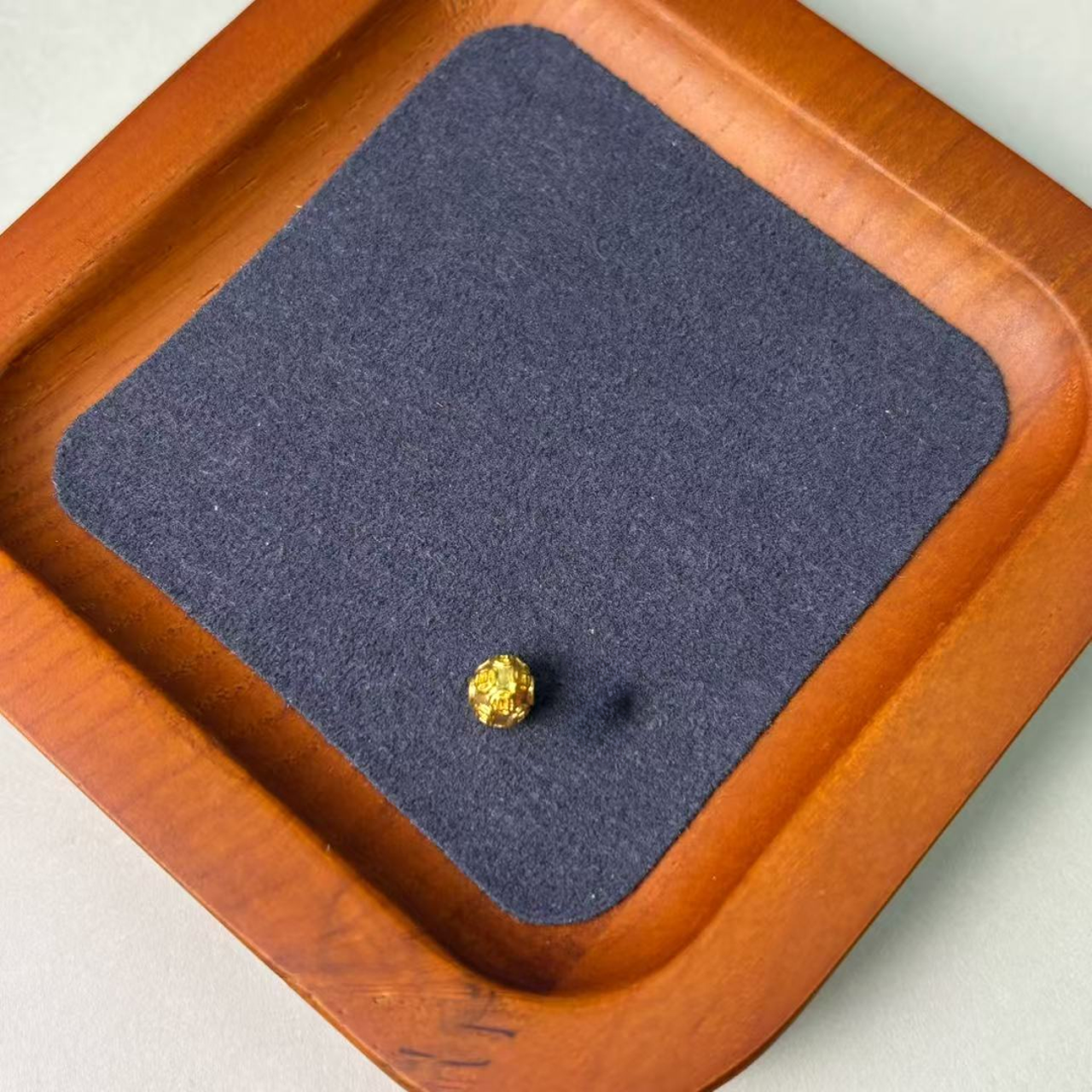 金福楼足金999卡6钱币珠WH1216