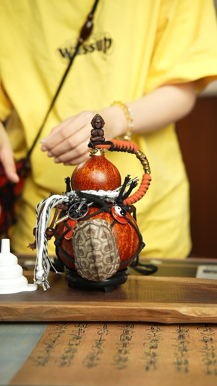 18号600ml左右非遗大漆酒葫芦