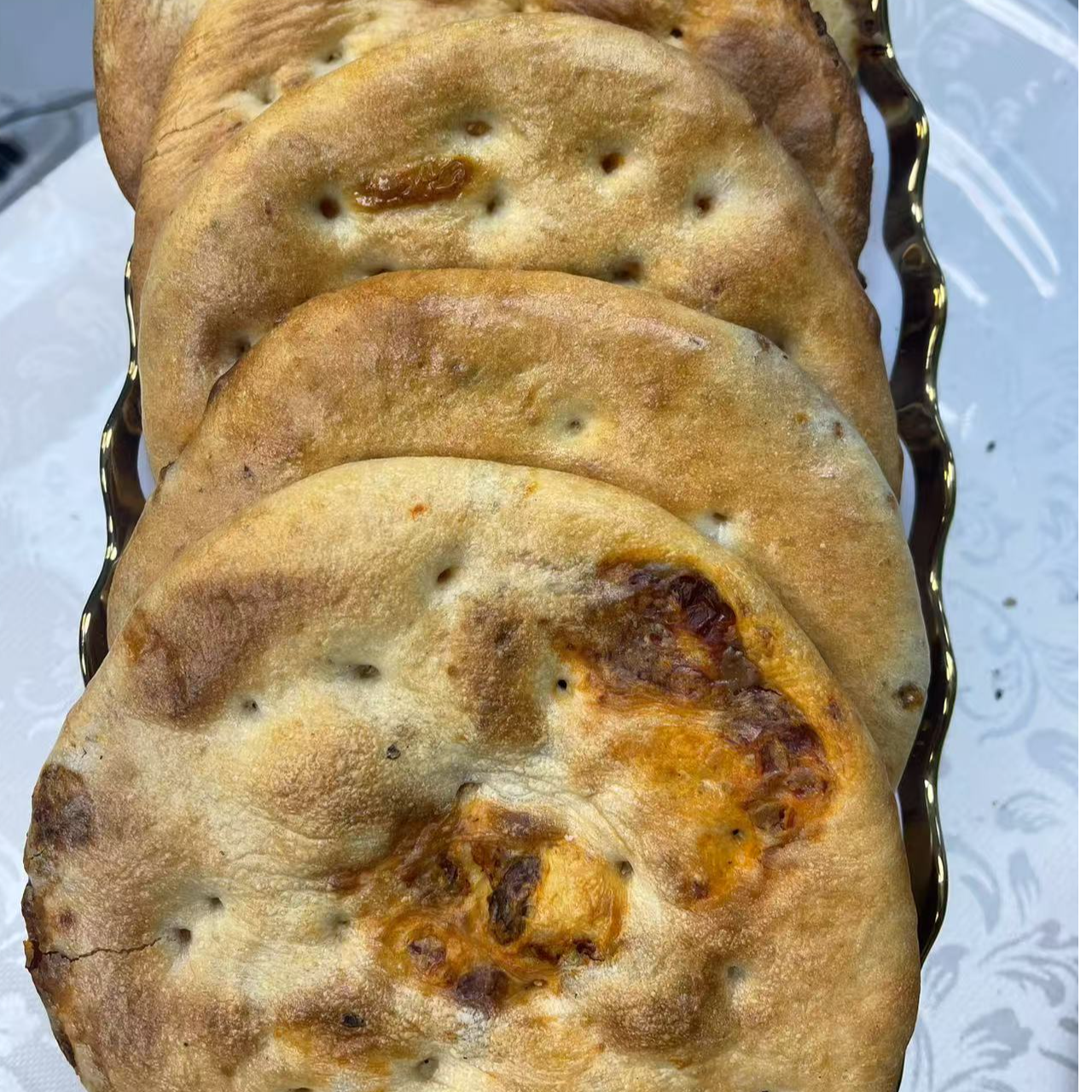 新疆特色辣皮子馕玫瑰花馕组合