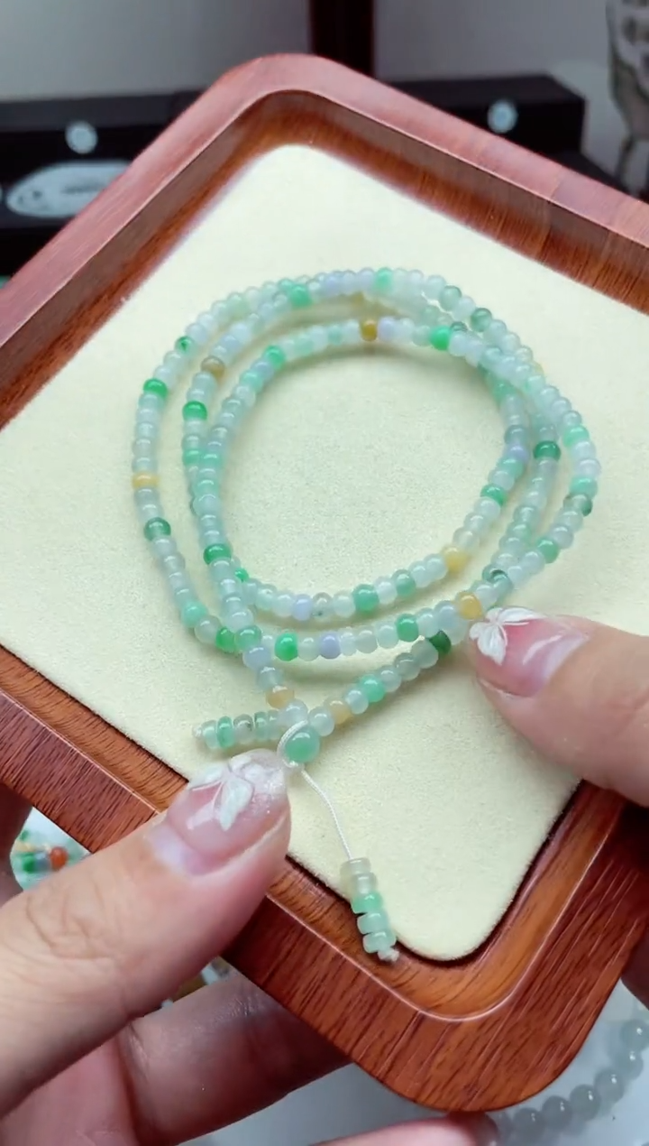 【闪购商品】翡翠手链未镶嵌缅甸翡翠 卡4.3