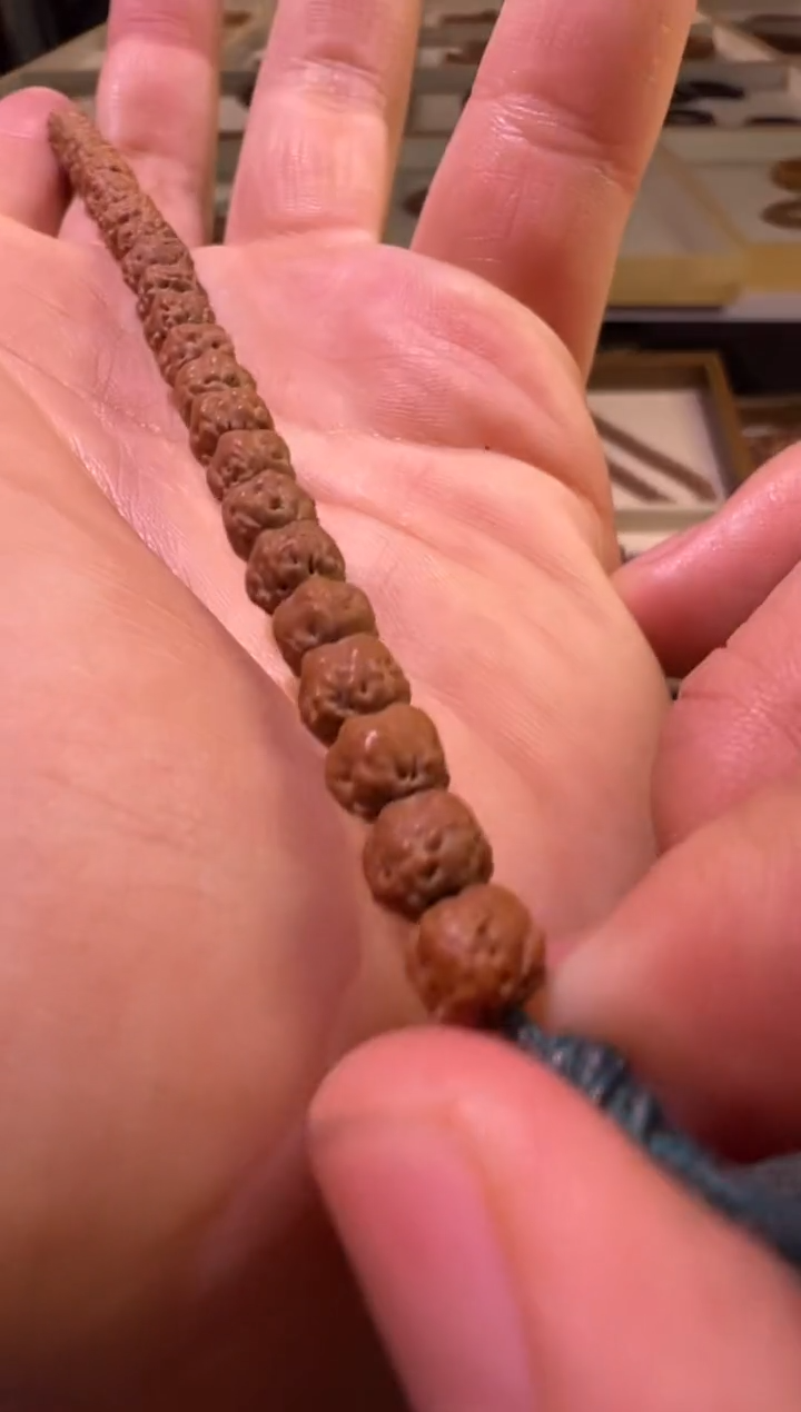 手串金刚菩提原桩佛手长串礼盒发货