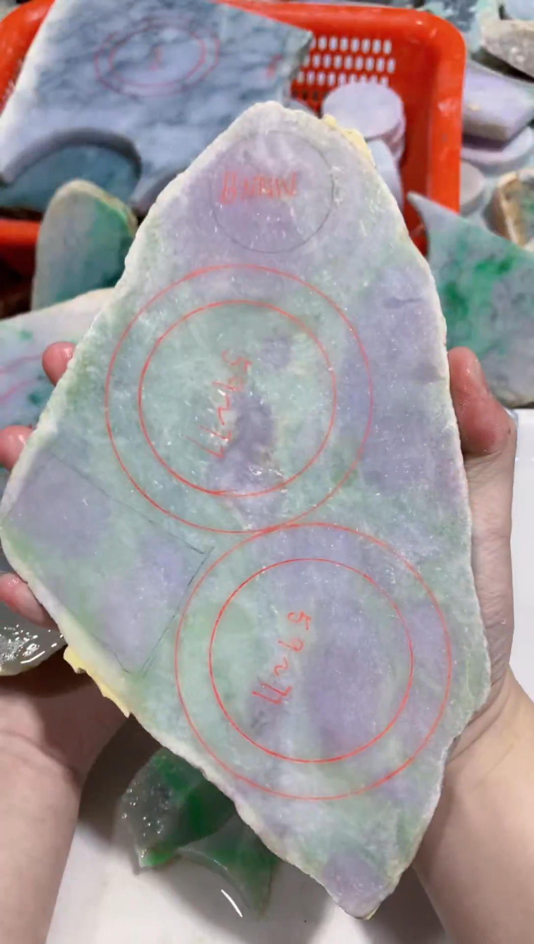 裸石翡翠生**花0王0翡翠珠宝352