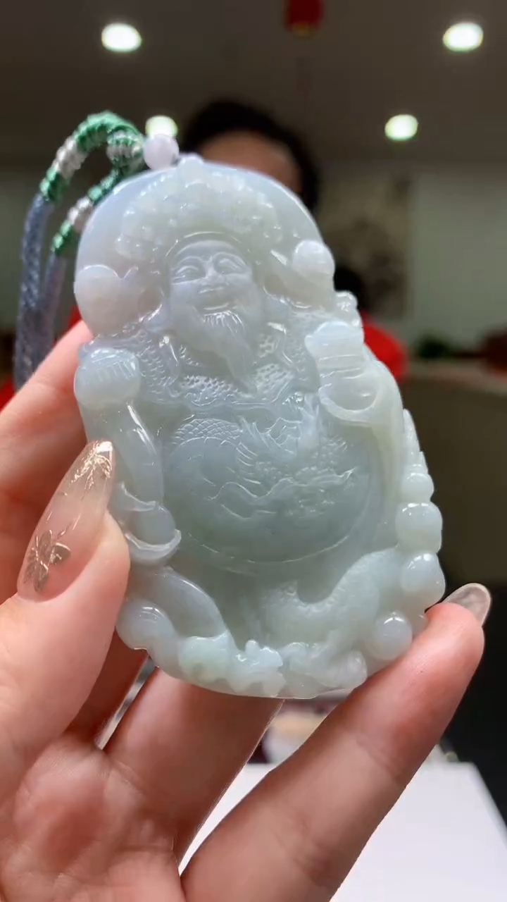【闪购商品】定制翡翠未镶嵌8018yx-毛货挂件46