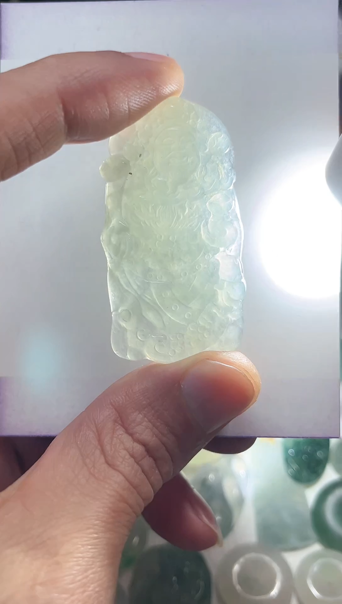 【闪购商品】翡翠颈饰未镶嵌天然缅甸A货翡翠吊坠