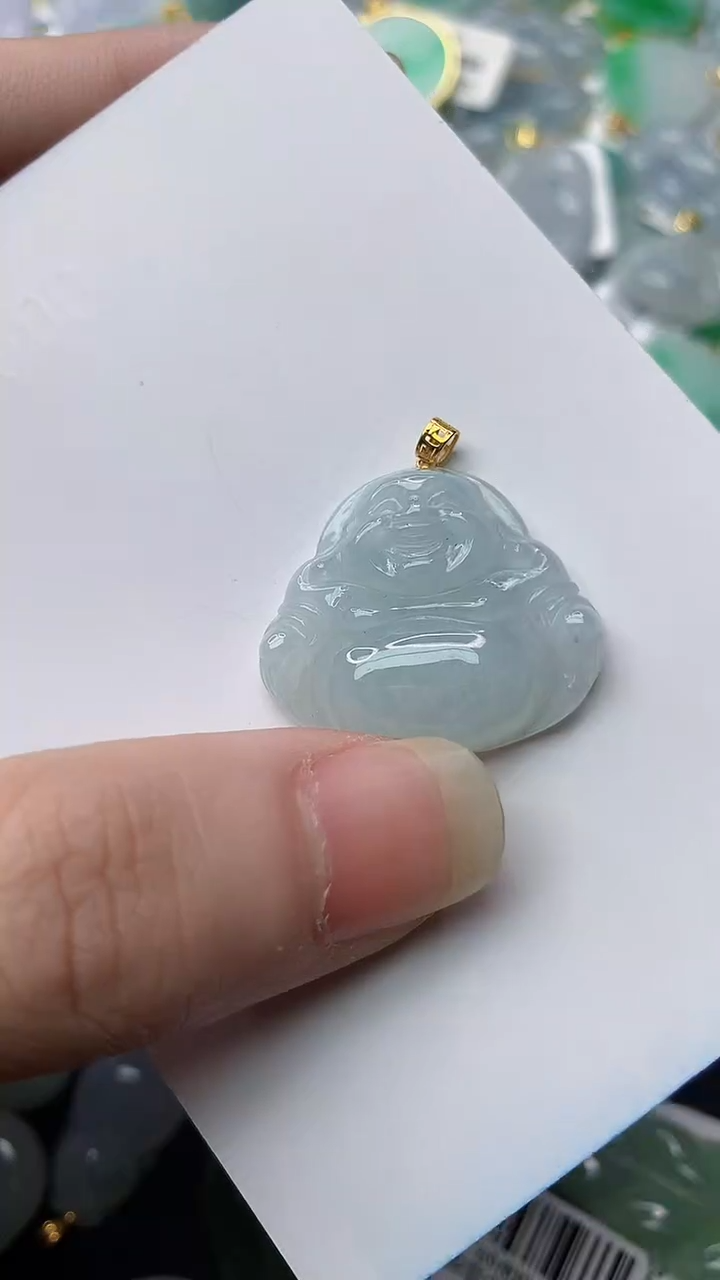 【闪购商品】翡翠颈饰18K金镶嵌20.........