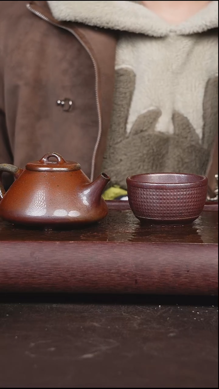 茶壶紫砂柴烧 壶