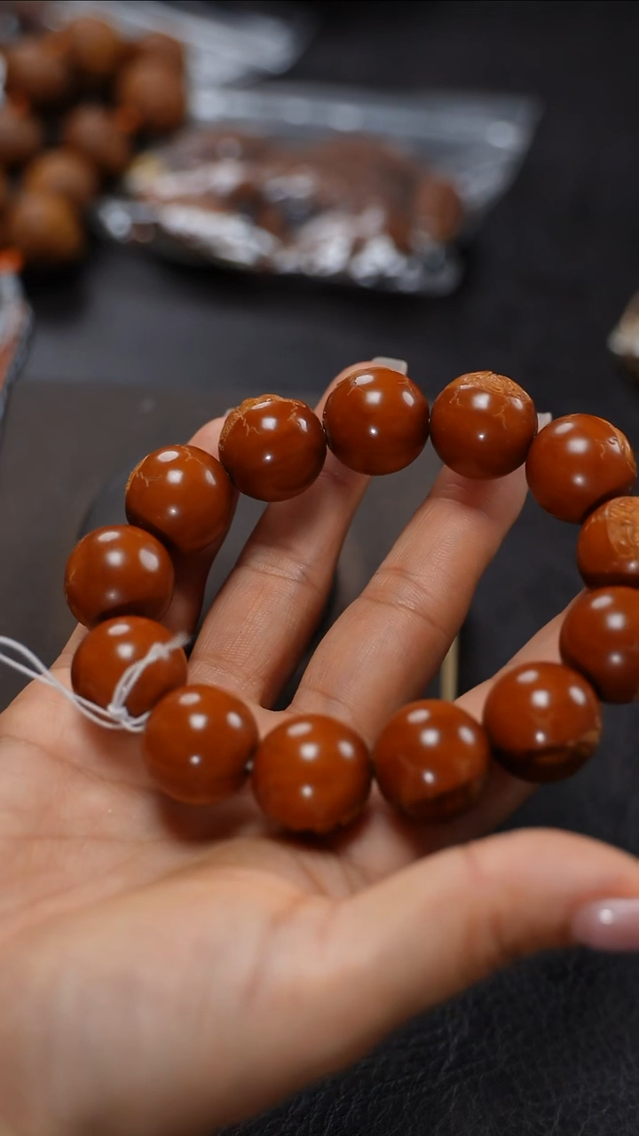 橄榄核手串/手链九林核雕