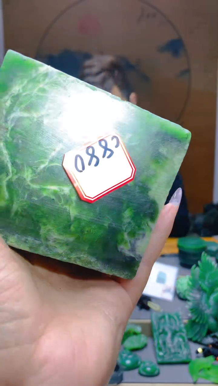 【闪购商品】和田玉（碧玉）珠宝半成品未镶嵌1
