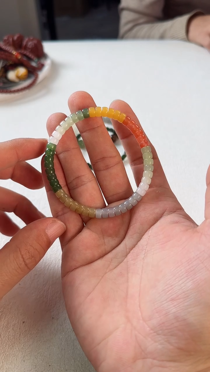 未镶嵌手链和田玉多宝药片