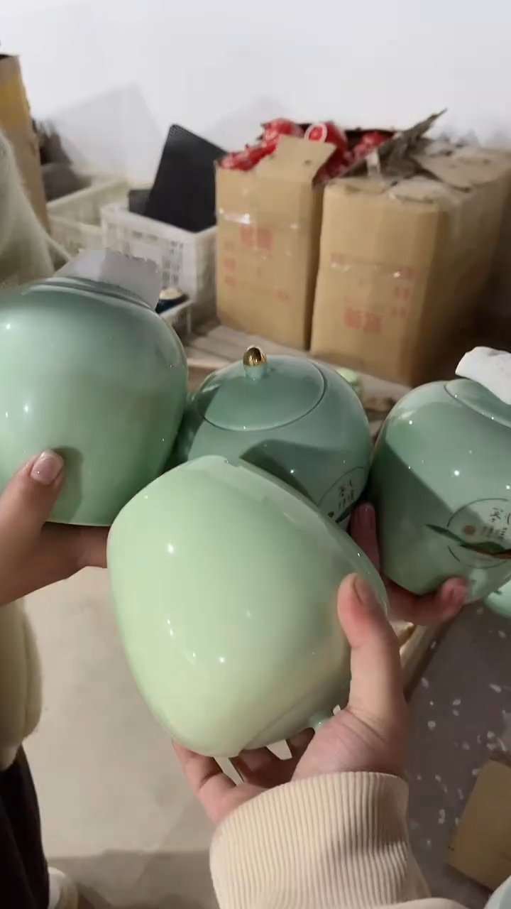 【闪购商品】罐陶瓷茶叶罐存茶罐密封罐