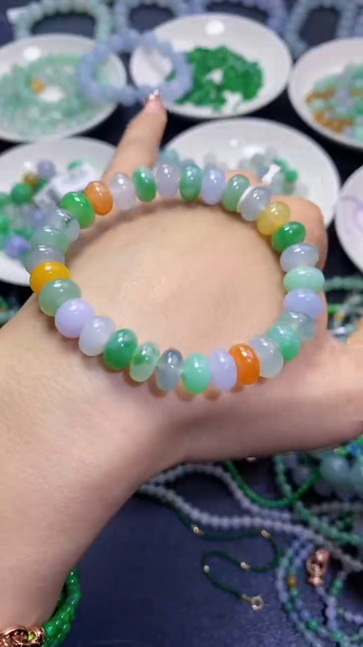 【闪购商品】翡翠散珠天然翡翠A货