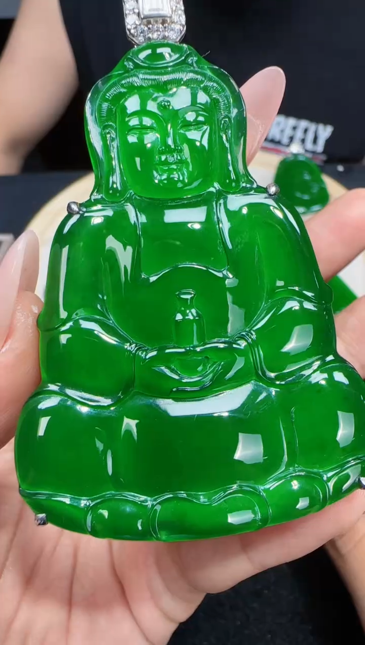 未镶嵌定制翡翠翡翠吊坠132