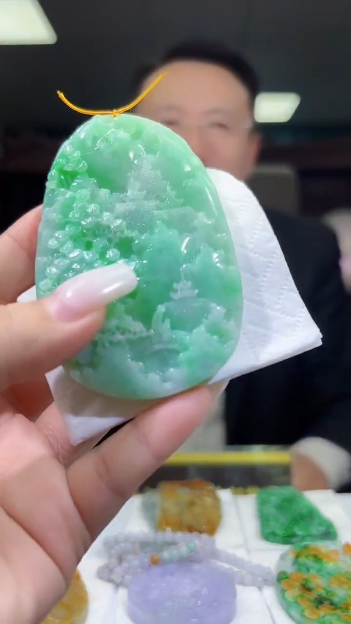 未镶嵌定制翡翠01/1201/C/山水