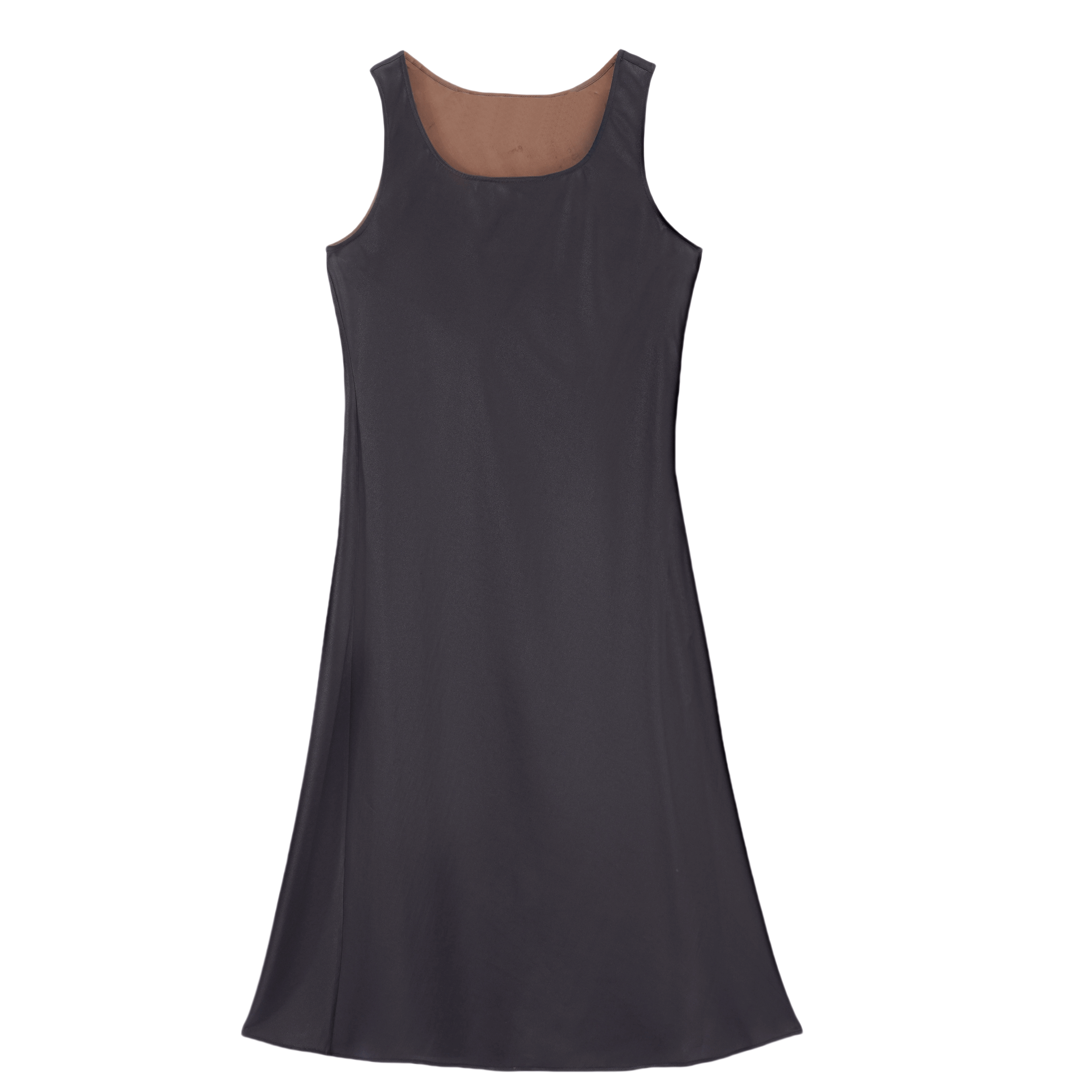 浅璃-YX768091斜裁香云纱皮子背心裙