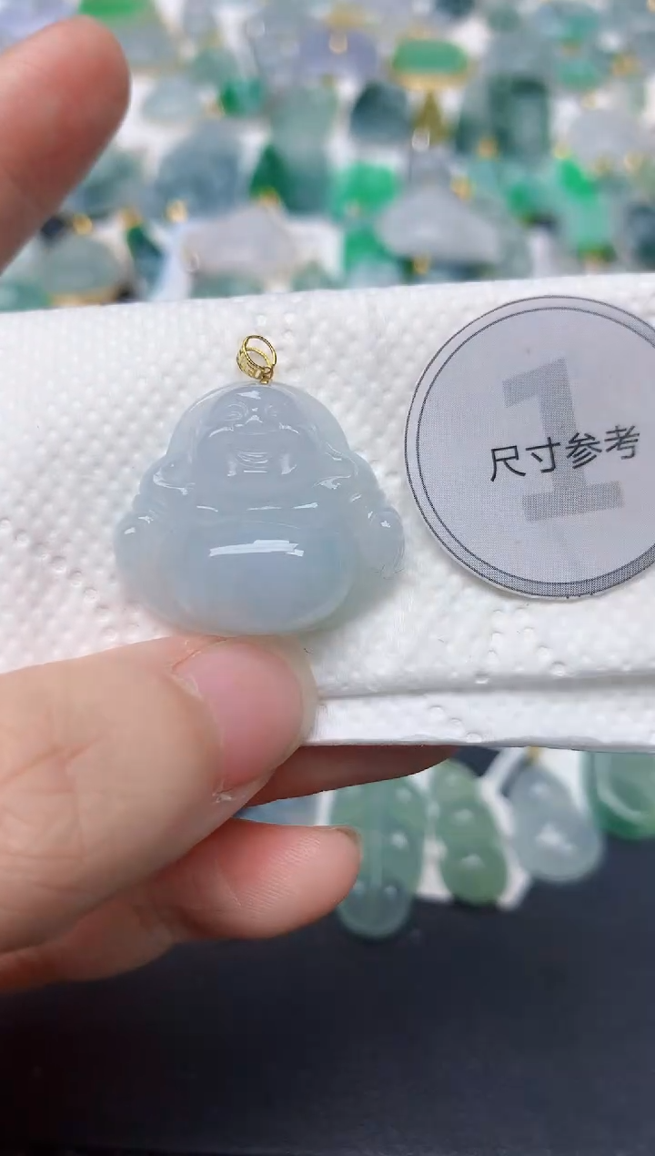 颈饰未镶嵌翡翠天然缅甸A货翡翠