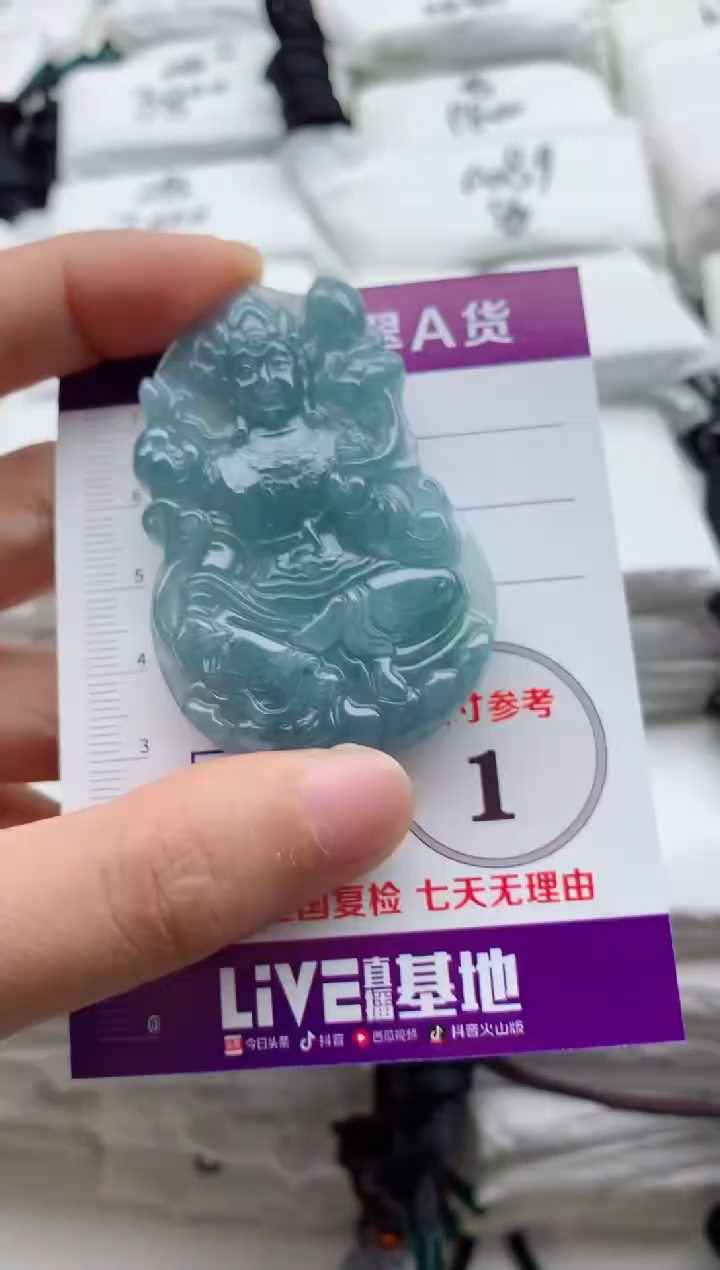 翡翠未镶嵌颈饰8