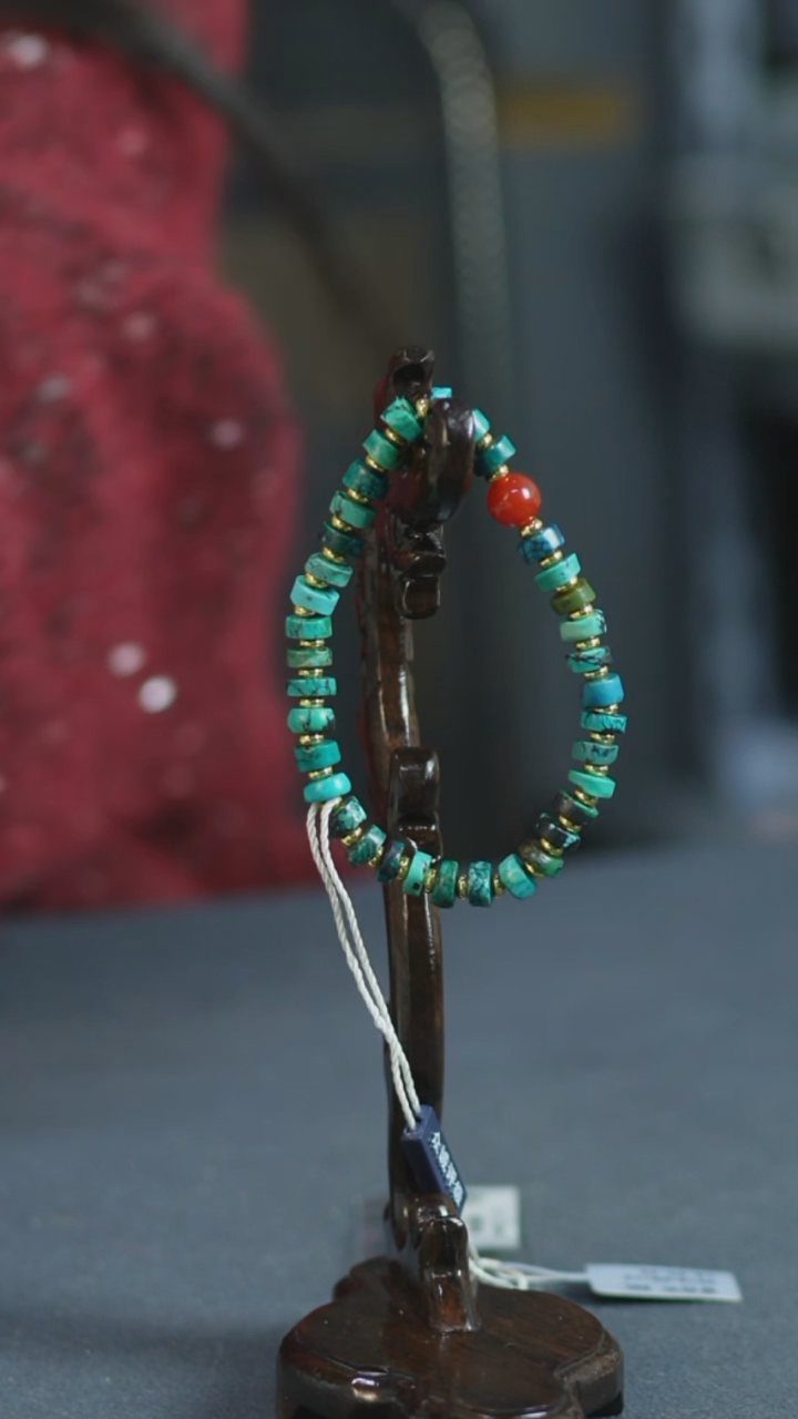 【闪购商品】铜M 松石手串手串 82419