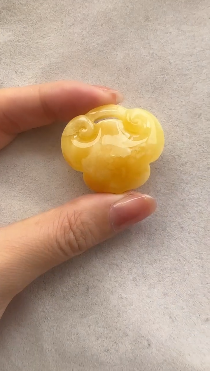 【闪购商品】琥珀裸石未镶嵌10207303-吊坠