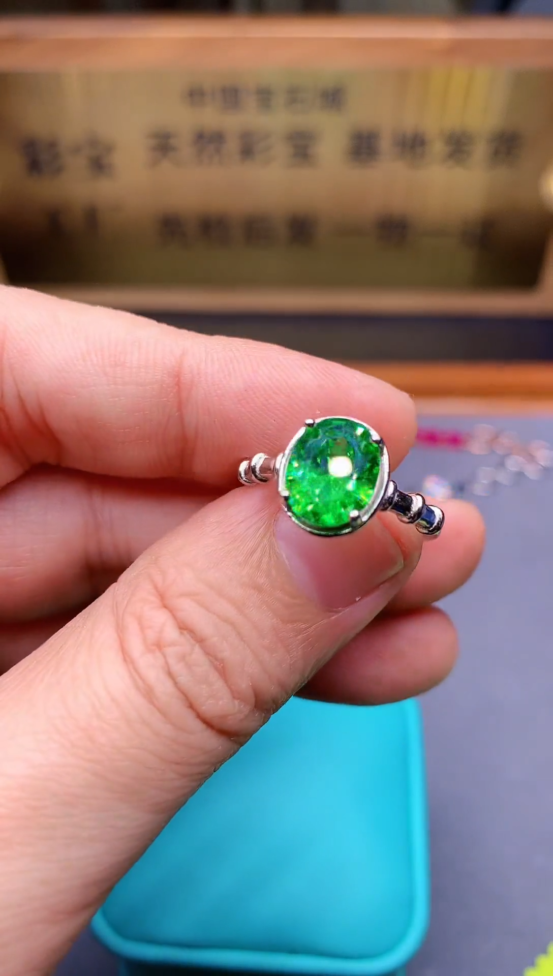 【闪购商品】石榴石戒指银S925镶嵌........
