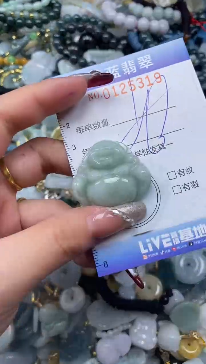 【闪购商品】翡翠颈饰未镶嵌闪购0125319多样性发其一