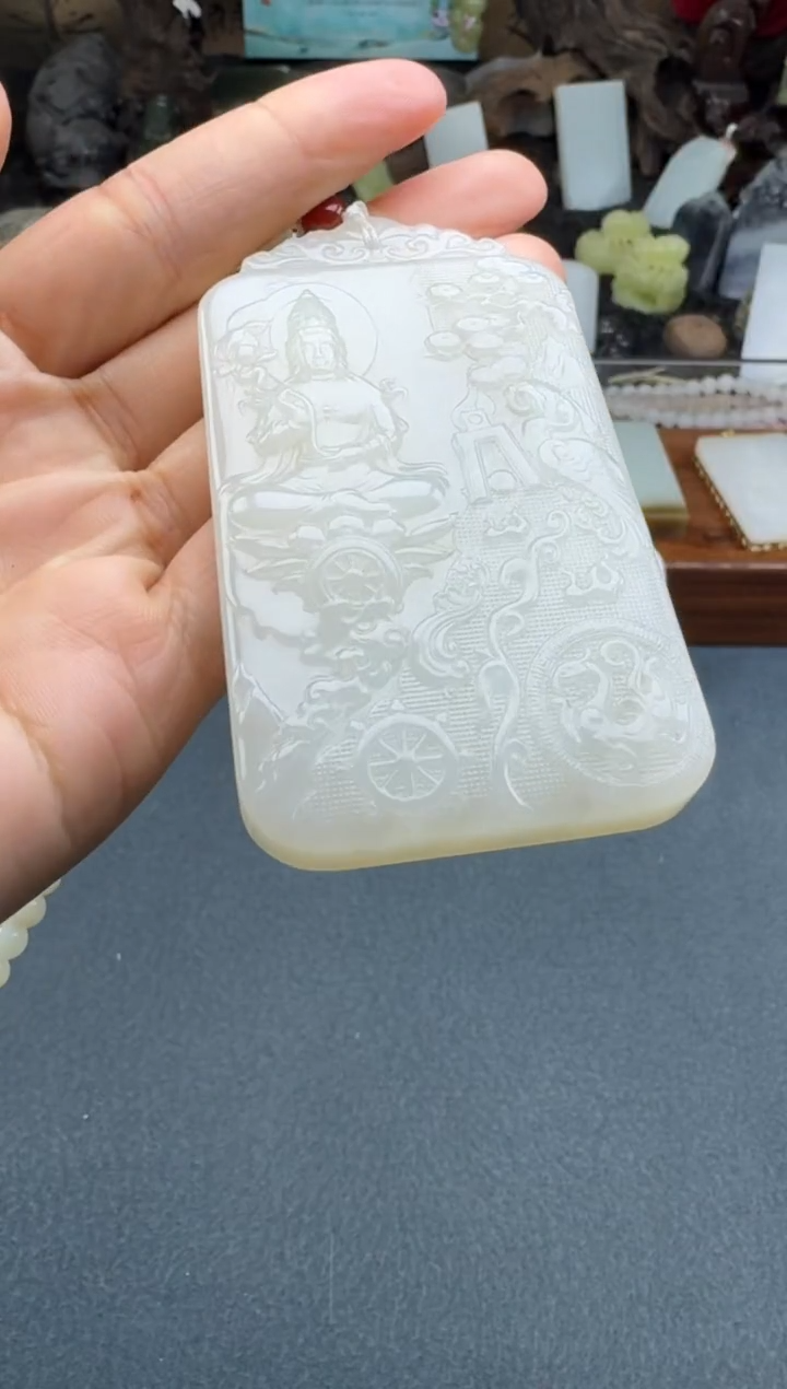 【闪购商品】和田玉颈饰未镶嵌开心