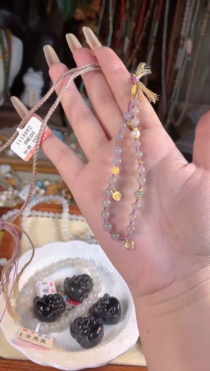 【闪购商品】和田玉项链银S925镶嵌多样性发货其一