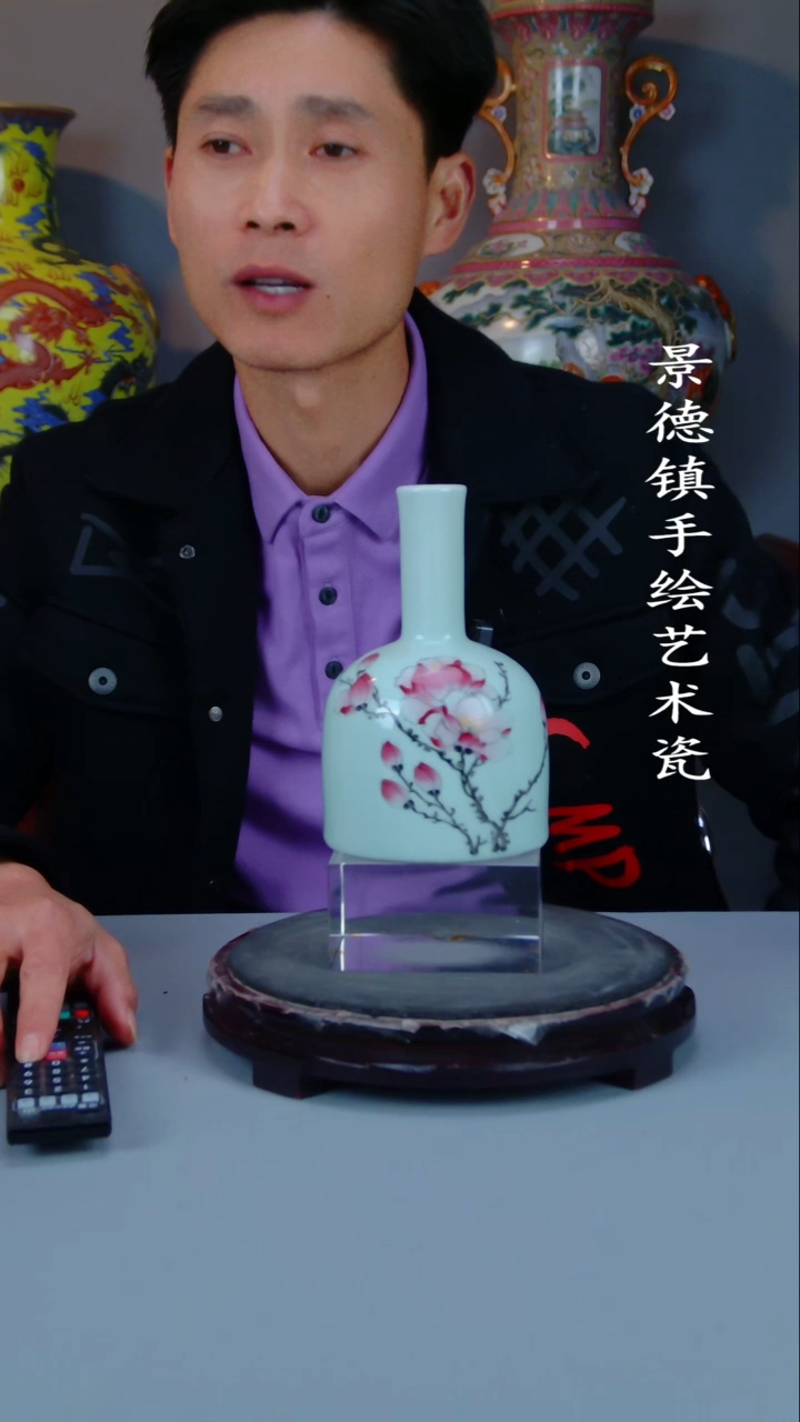 摆件陶瓷景德镇手工手绘陶瓷摆件8