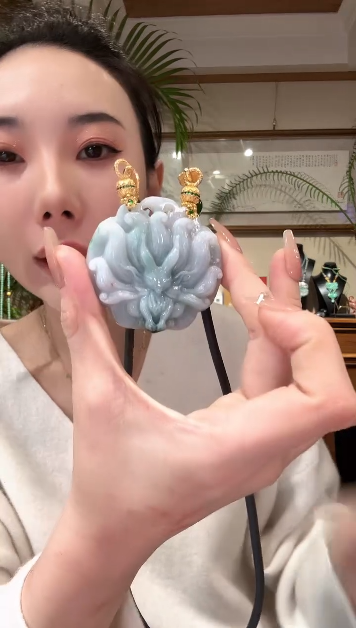 【闪购商品】翡翠颈饰未镶嵌国风