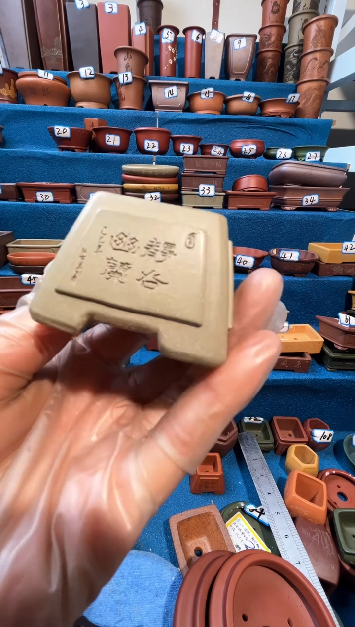 【闪购商品】紫砂紫砂花盆3*3