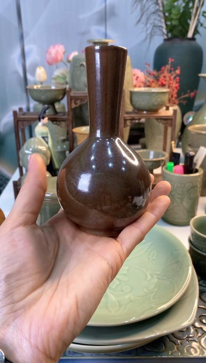 【闪购商品】直口 紫金釉花插XG001 【看图发货】