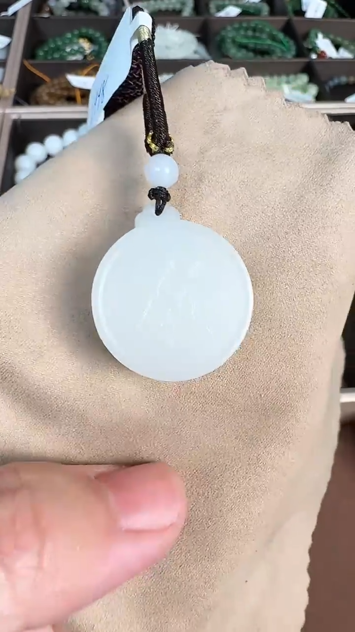 【闪购商品】和田玉吊坠未镶嵌发财牌