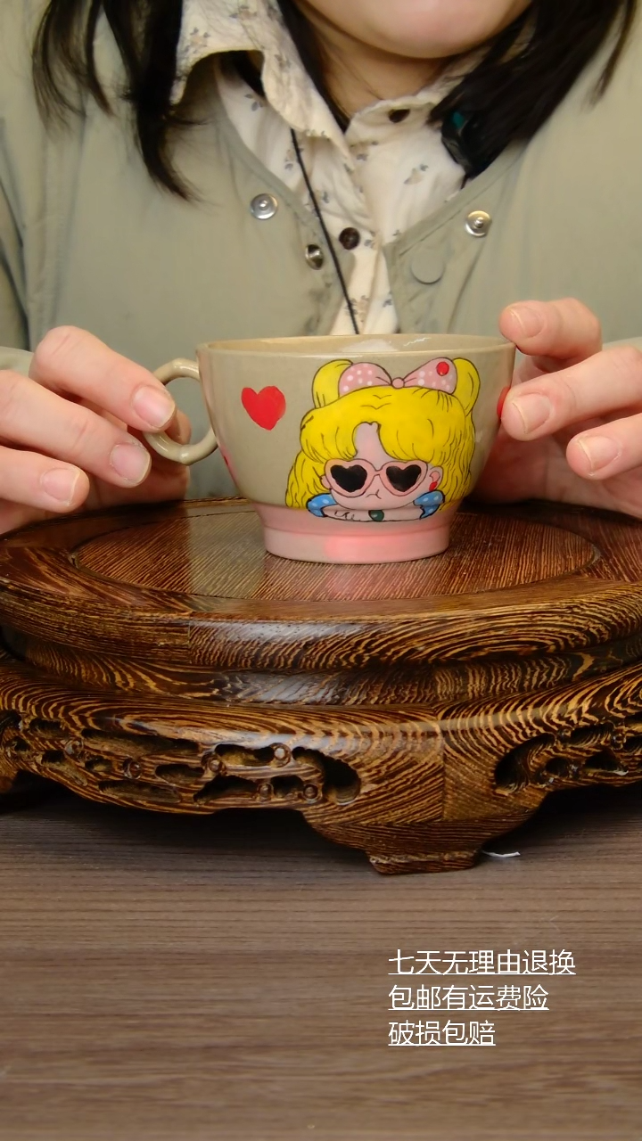 【闪购商品】杯子杯子纯手工手绘景德镇