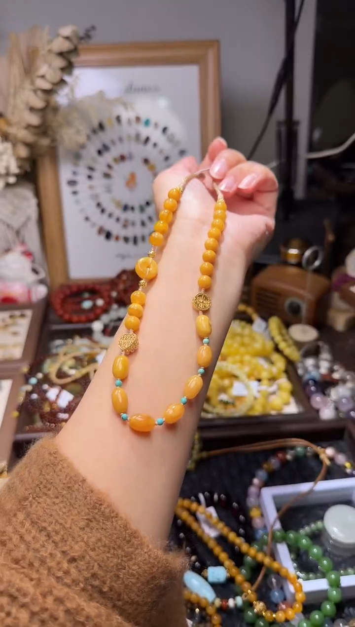 水晶摆件未镶嵌项链