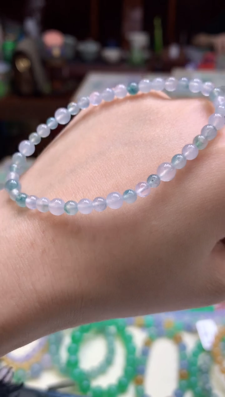 未镶嵌手串翡翠A794|1500